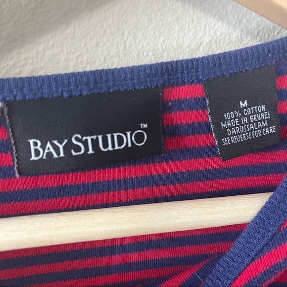 Bay Studio Stripes top Size Medium - Picture 6 of 6